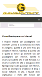 Mobile Screenshot of guadagnareinternet.it